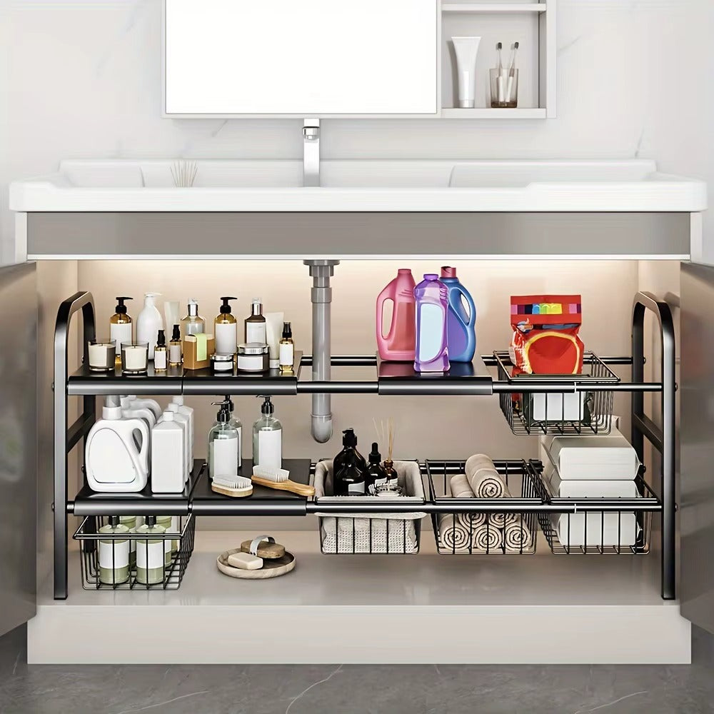 Adjustable kitchen storage