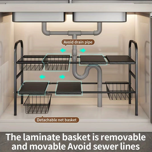 Adjustable kitchen storage