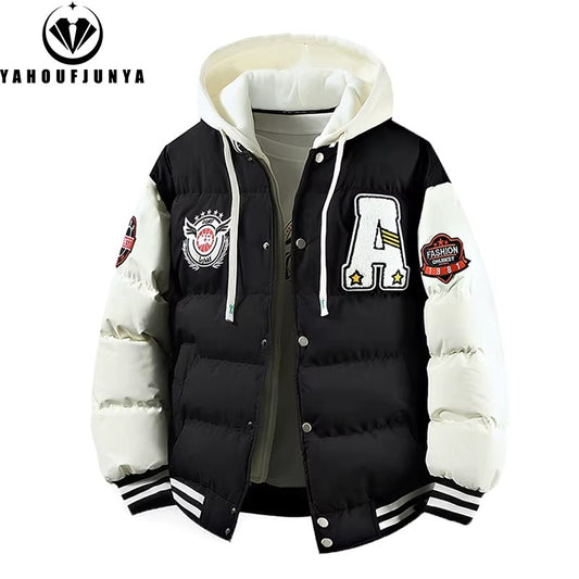 2025 New Winter Men Outdoor Windbreak Warm Travel Jacket Men Autumn Hooded Casual Fashion Sport Brand Loose Jacket Male Coat Top